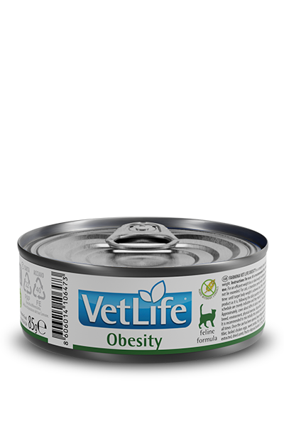 FARMINA Vet Life Chat Obesity Pâtée 85g