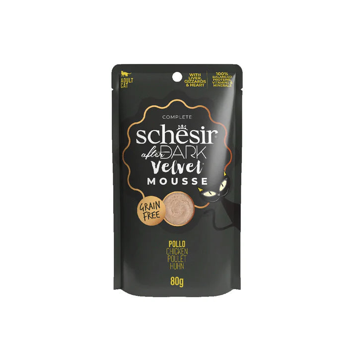 SCHESIR Sachet After Dark Mousse au Poulet 80g