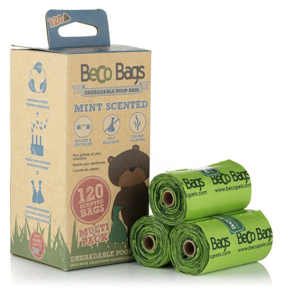 BECO Bags Peppermint Sacs à Crottes Senteur Menthe