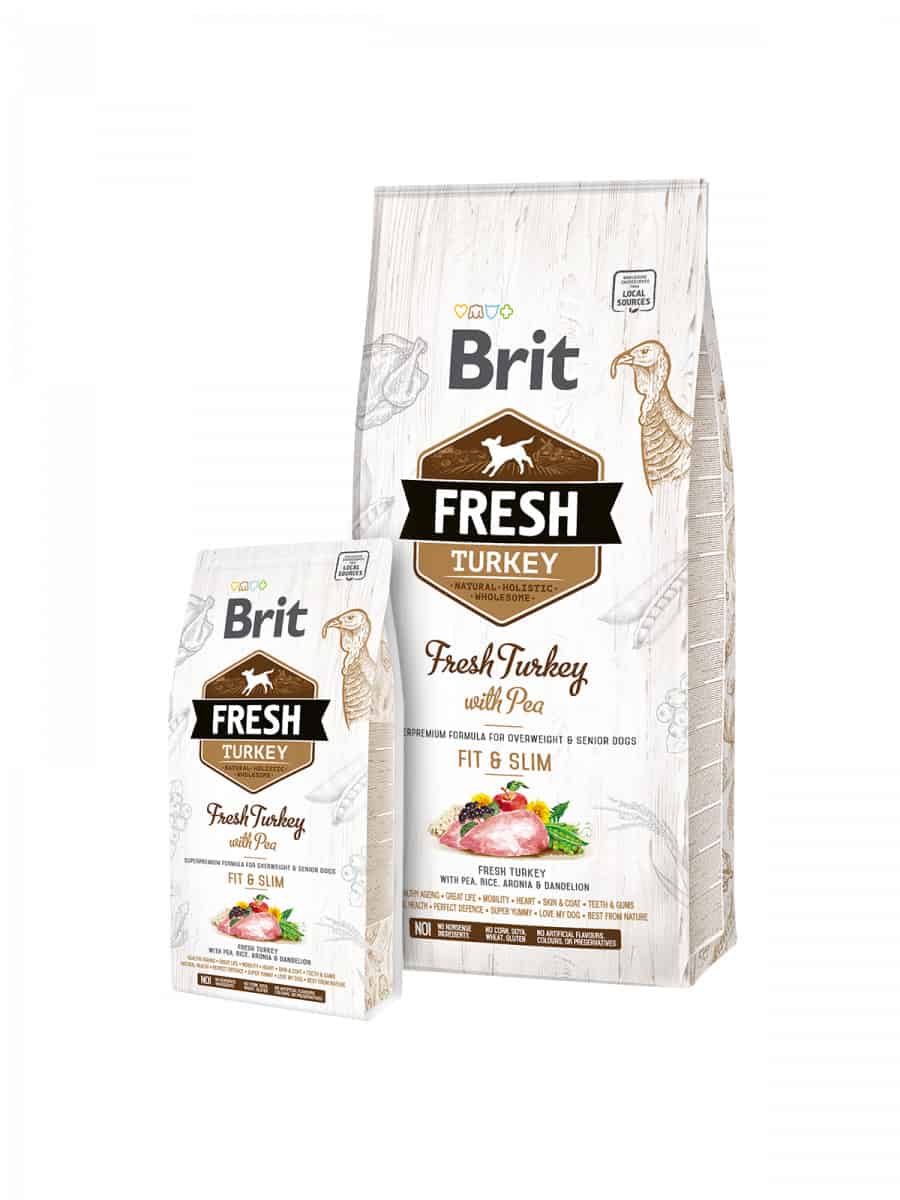 Brit Fresh Dog Obésité / Senior à la Dinde En Forme et Minceur