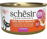 SCHESIR Boîte Bouillon Thon Citrouille 70g