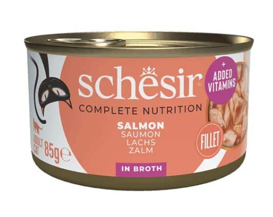 SCHESIR Dose in Brühe Lachs 85g