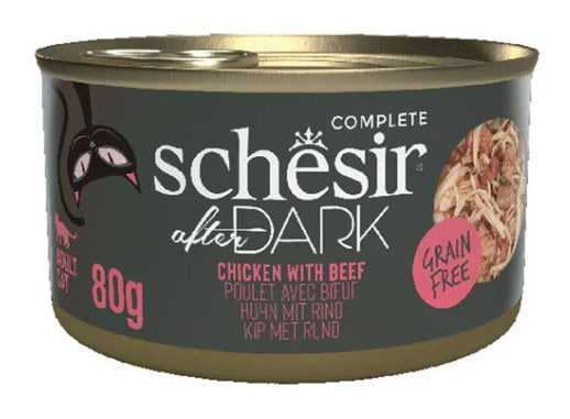 SCHESIR After Dark Chicken & Beef Pâté 80g Can