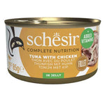 SCHESIR Boîte Gelée Thon Poulet 85g