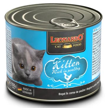 LEONARDO Quality Selection Kitten Poultry and Beef