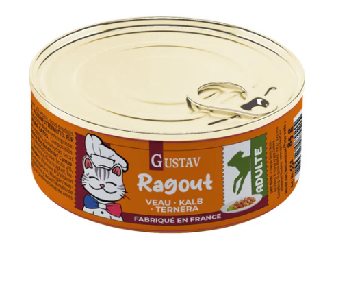 Gustav Stew Cat Veal 85g