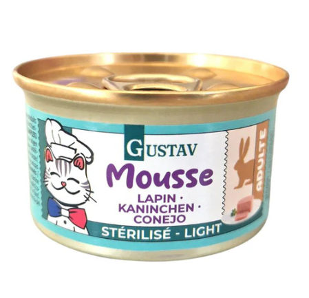 Gustav Mousse Sterilised Rabbit 85g