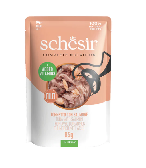 SCHESIR Beutel Thunfisch Lachs 85 g