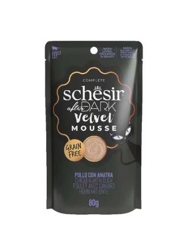 SCHESIR Beutel After Dark Mousse Huhn Ente 80g