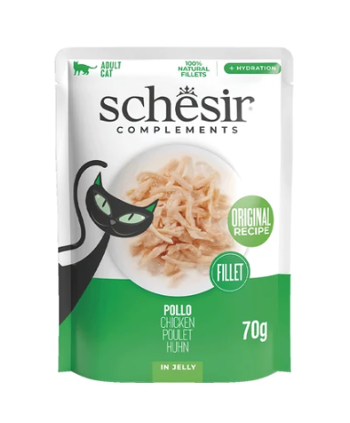 SCHESIR Beutel in Gelee Filet de Huhn 70g