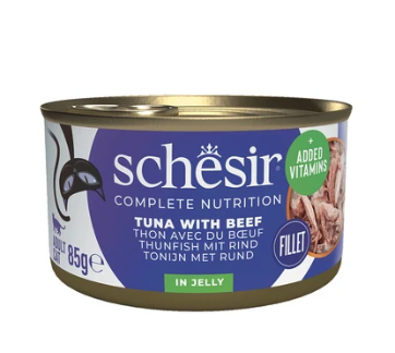 SCHESIR Dose in Gelee Thunfisch Rind 85g