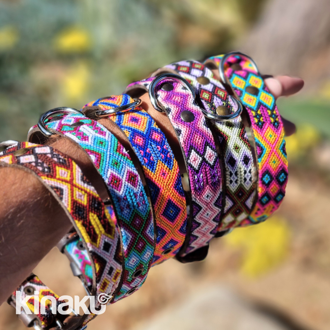 Collier pour chien KINAKÚ MAYAN SPIRIT (coloris assortis)