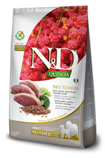 Farmina N&D Quinoa Neutered Medium Maxi Canard Brocoli 2.5 kg