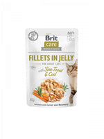 Brit Care Cat Fillets in Jelly with Fine Trout & Cod 85g