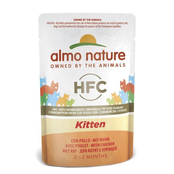 ALMO HFC Jelly Cat Kitten Poulet 55g