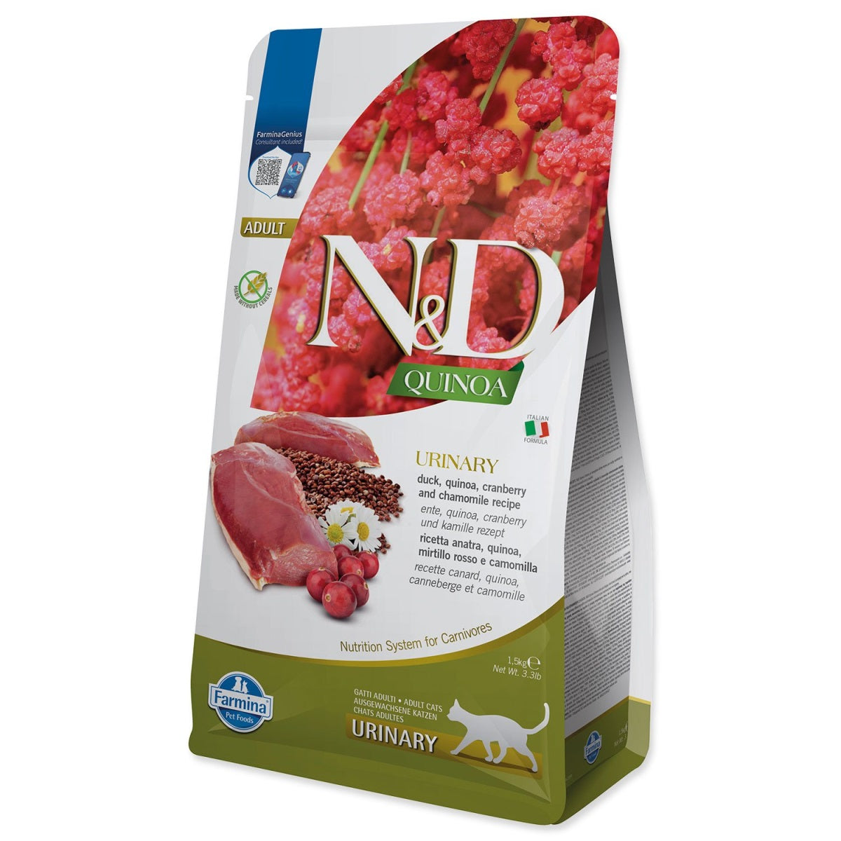 FARMINA N&D Quinoa Urinary Canard 1.5 kg