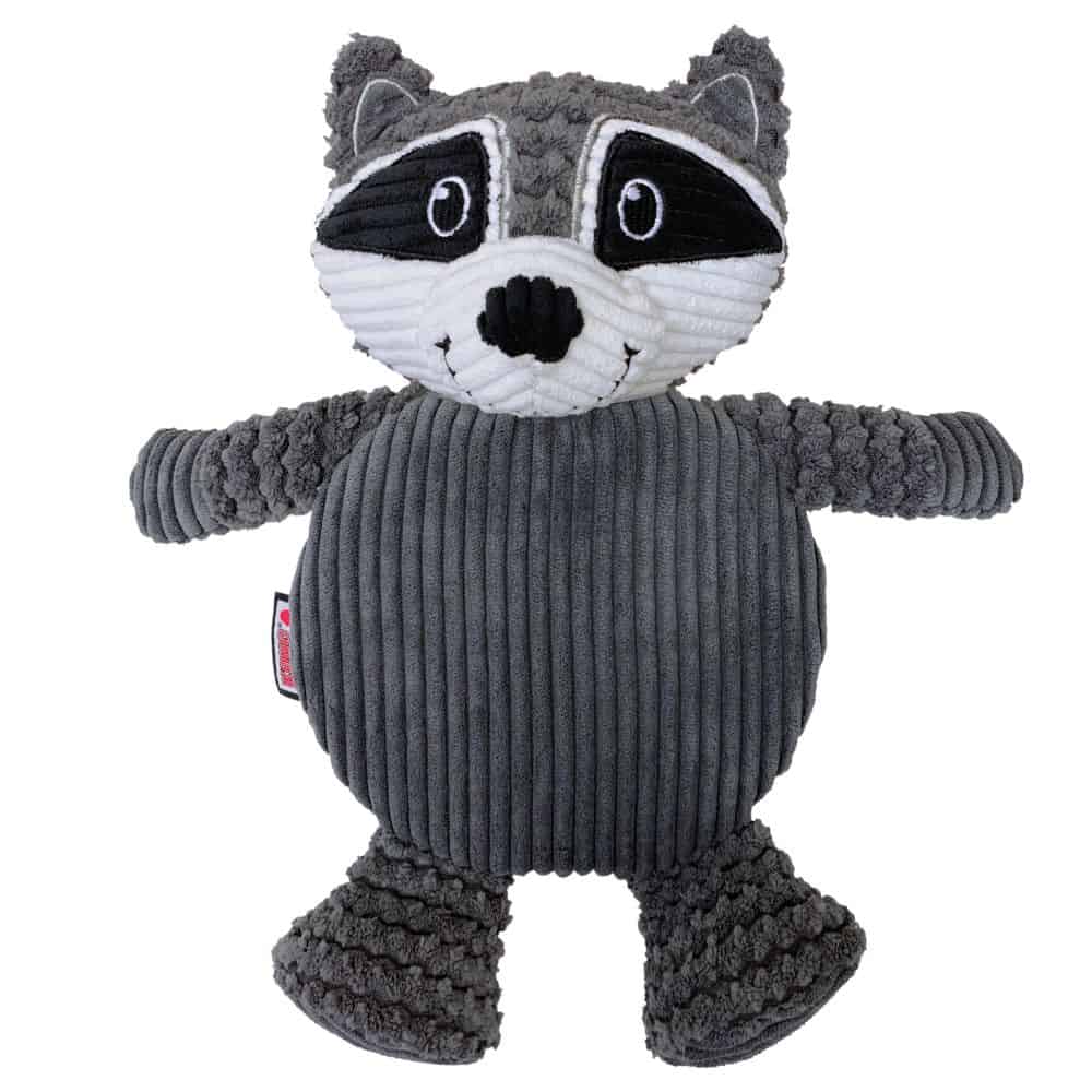 KONG Low Stuff Crackle Tummiez Raccoon
