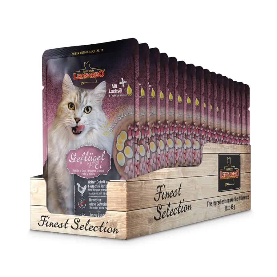LEONARDO Finest Selection Volaille et Œuf 85g