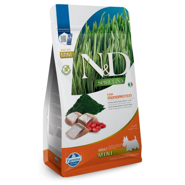 Farmina N&D Spirulina Chien Mini Hareng 2 kg