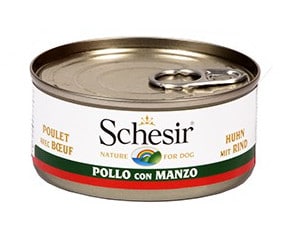 SCHESIR Poulet et Boeuf pour chien 150g