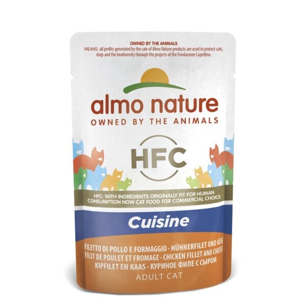 ALMO HFC Jelly Cat Filet de Poulet au Fromage 55g