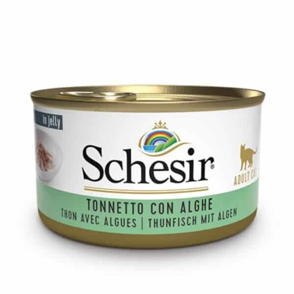 SCHESIR Boîte Gelée Thon Algues 85g