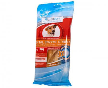 BOGADENT Dental Enzyme Stripes Medium pour chien