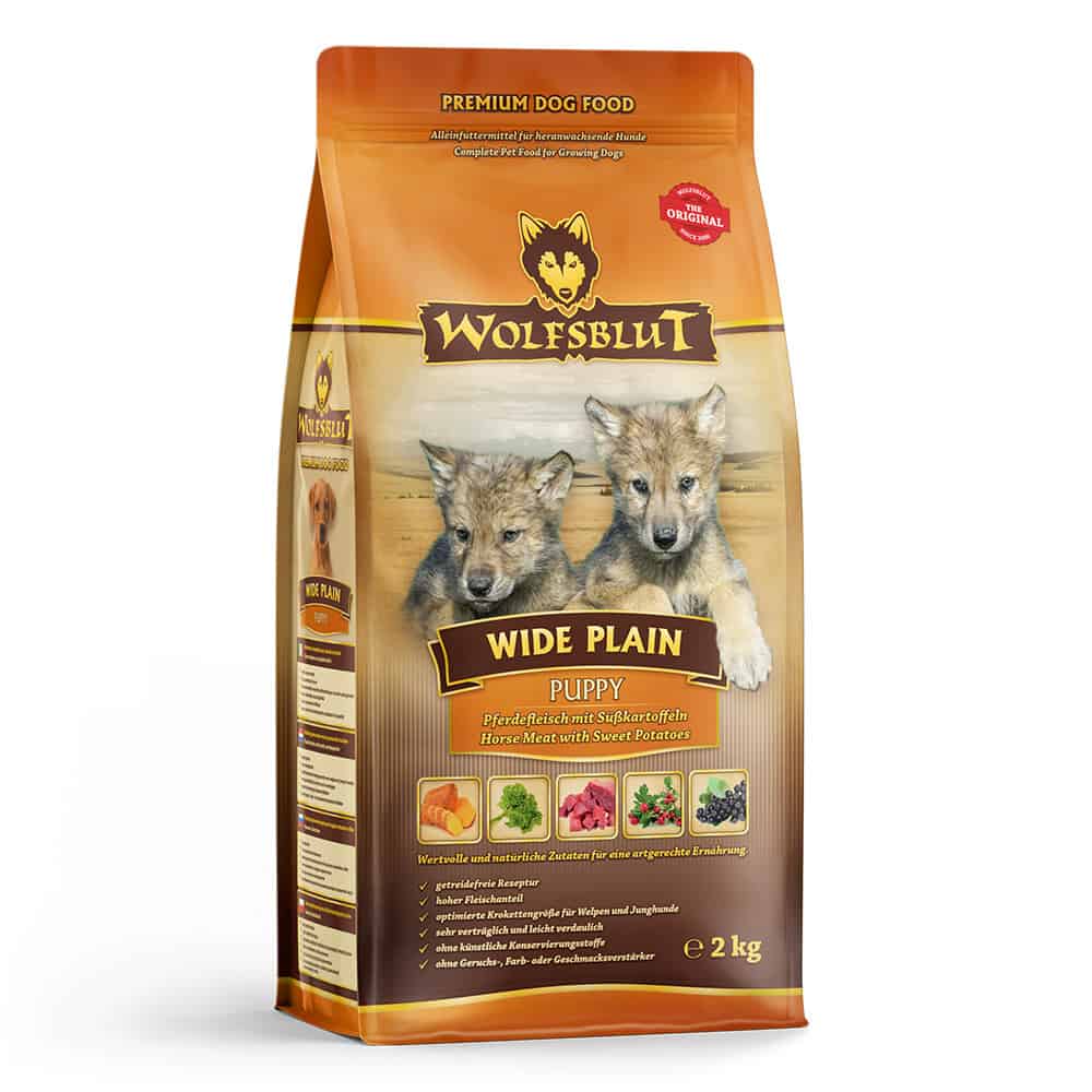 WOLFSBLUT Puppy Wide Plain - Cheval avec Patate Douce