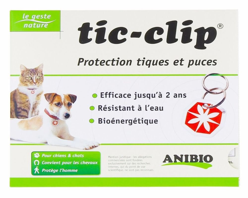 ANIBIO Tic-clip Pendentif Anti-tiques