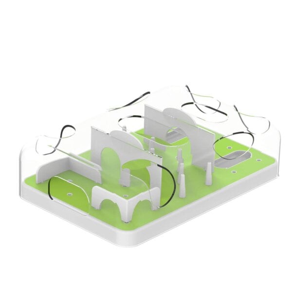 ALL FOR PAWS Interactive Puzzle Cat Feeder (33.4×22.4x9cm)