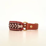 TRUFFE & FLAIR Collier tressé Biothane/Paracorde - Brun Camel