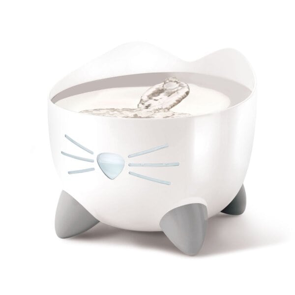 CATIT PIXI Fontaine à Boire avec Insert en Acier Inoxydable
