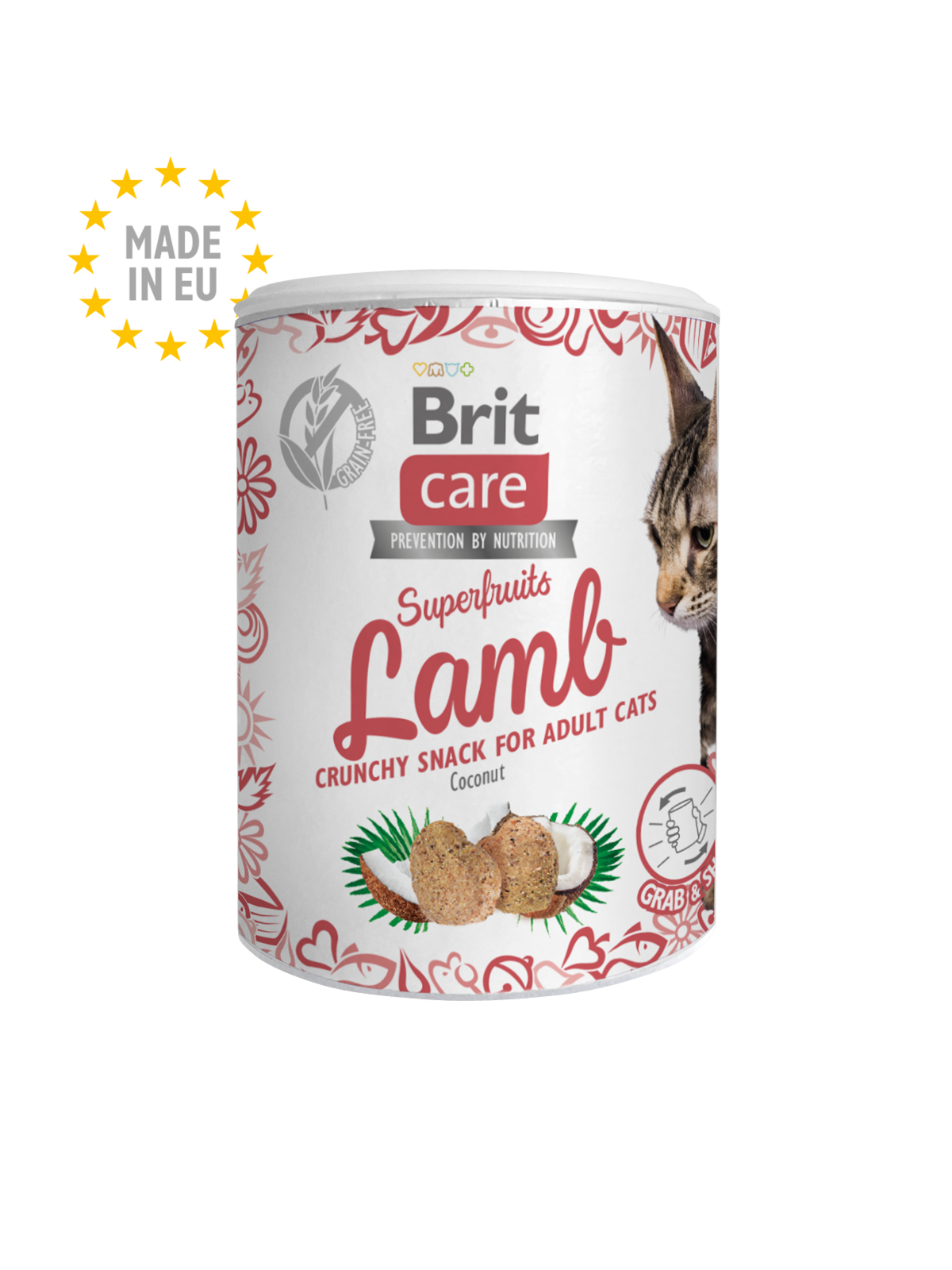 Brit Care Cat Snack Superfruits Agneau 100g