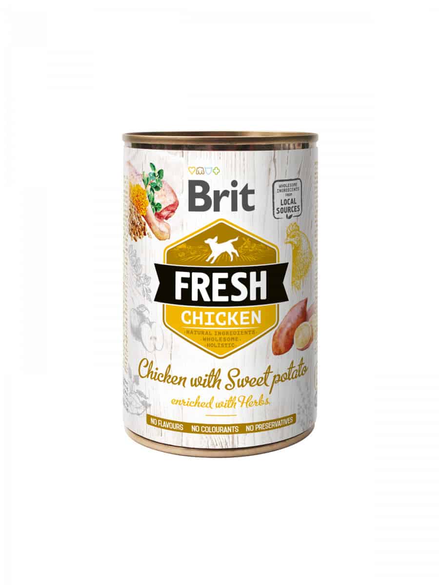 Brit Fresh Dog - Poulet avec patate douce 400g