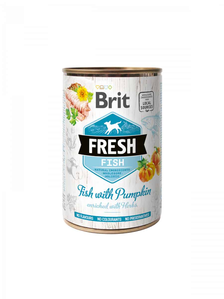 Brit Fresh Dog - Poisson à la citrouille 400g