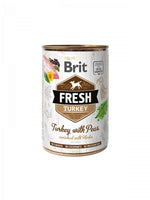 Brit Fresh Dog Dinde avec petits pois 400g