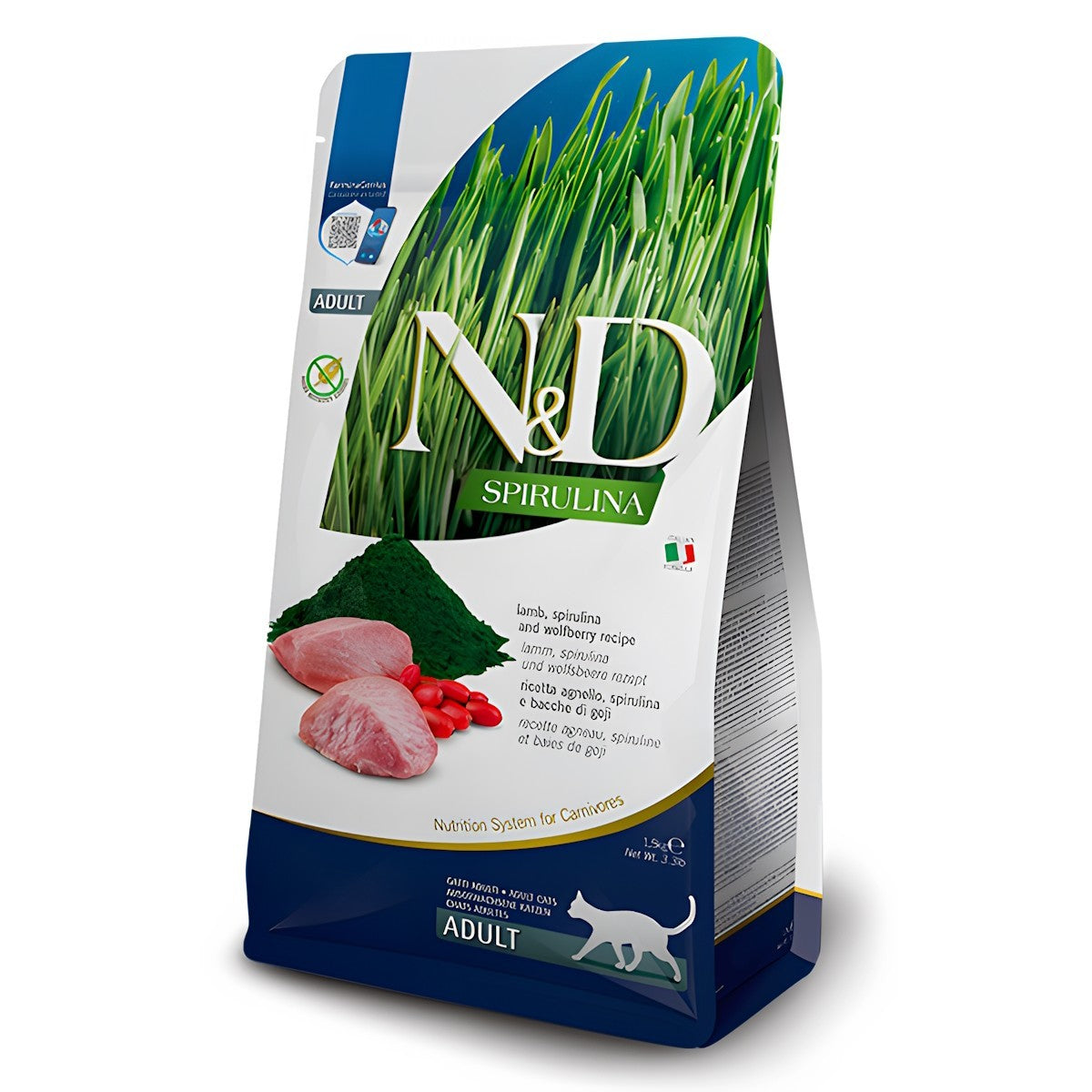 Farmina N&D Spirulina Chat Agneau 1.5 kg