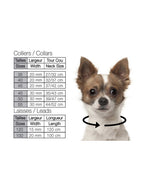 Guide des tailles - MILK & PEPPER New Volt / Calavera Classic Collar
