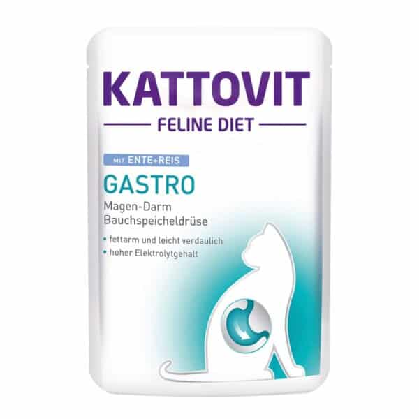 KATTOVIT Gastro Canard et Riz 85g