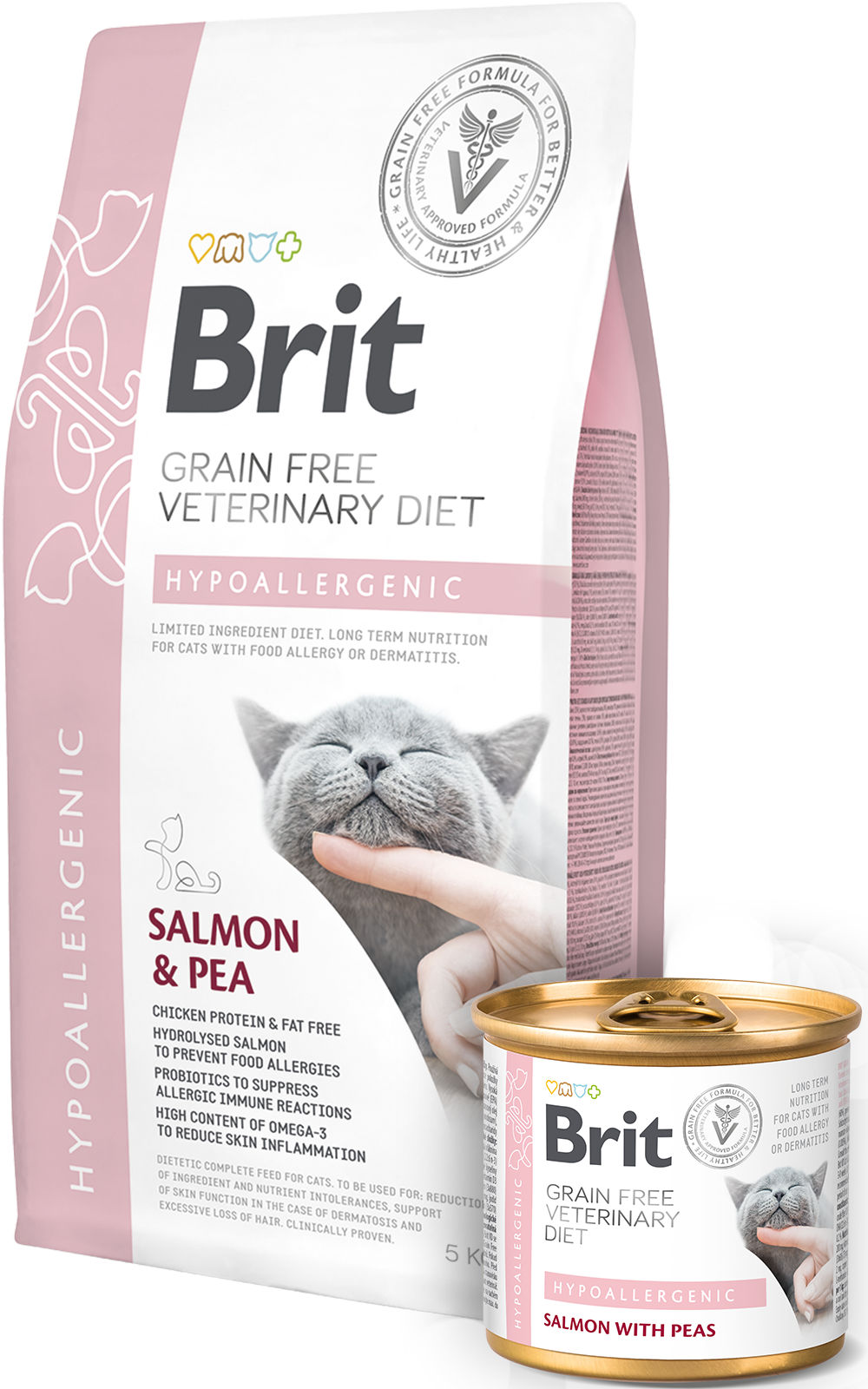 Brit Veterinary Diet Cat Grain Free Hypoallergenic