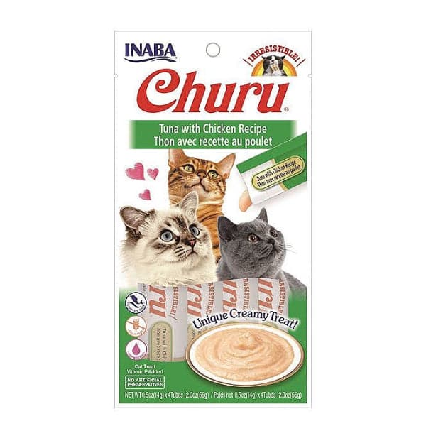 CHURU Purée Thon Poulet 56g
