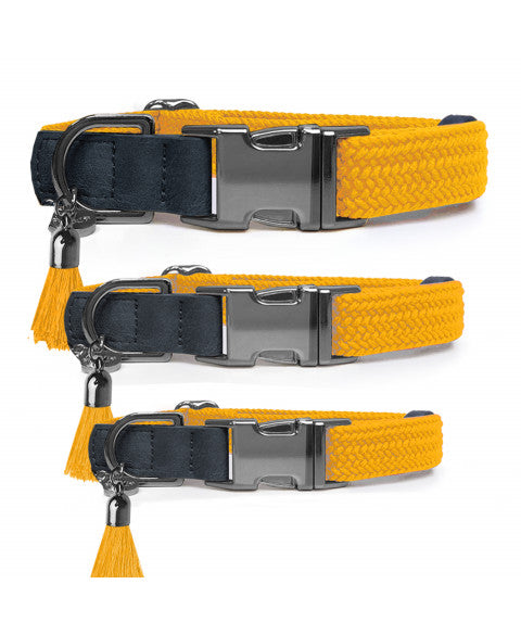 MILK & PEPPER Kaya Adjustable Collar - porté par un chien