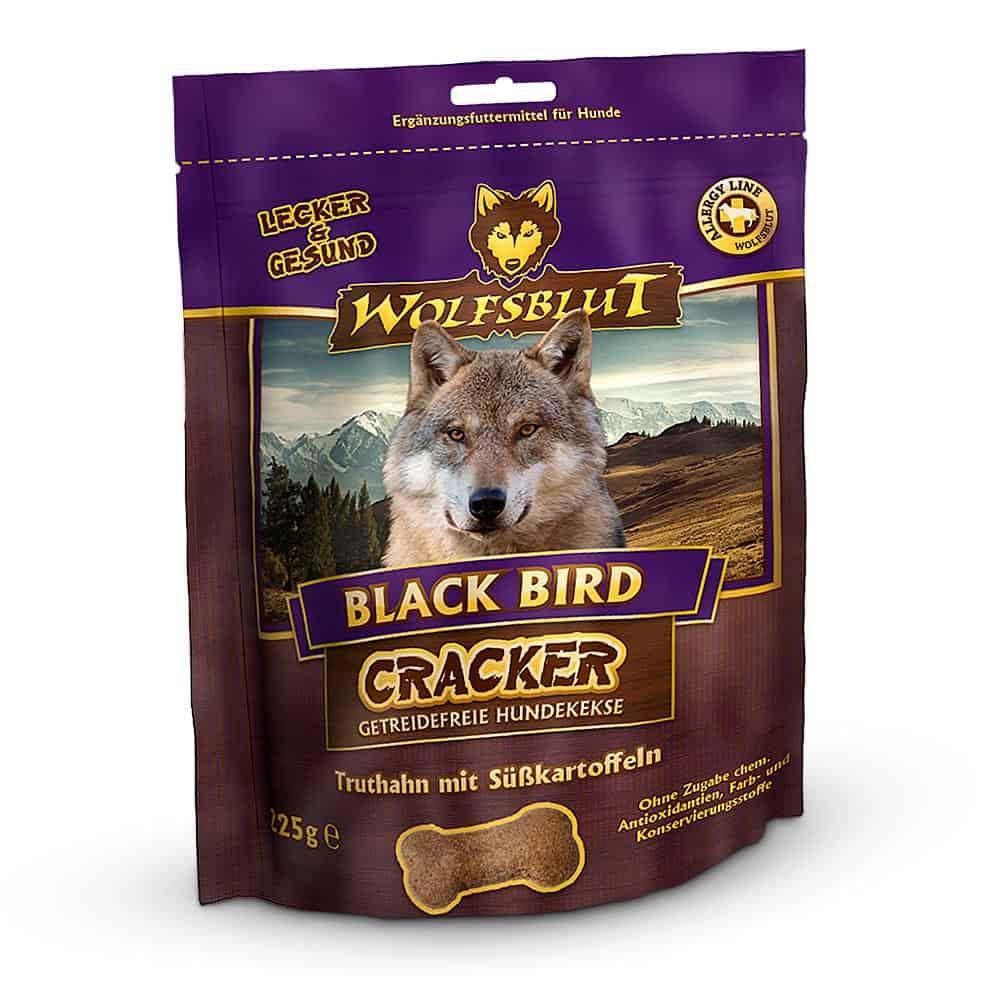 WOLFSBLUT Cracker Black Bird - Dinde avec Patate Douce 225g