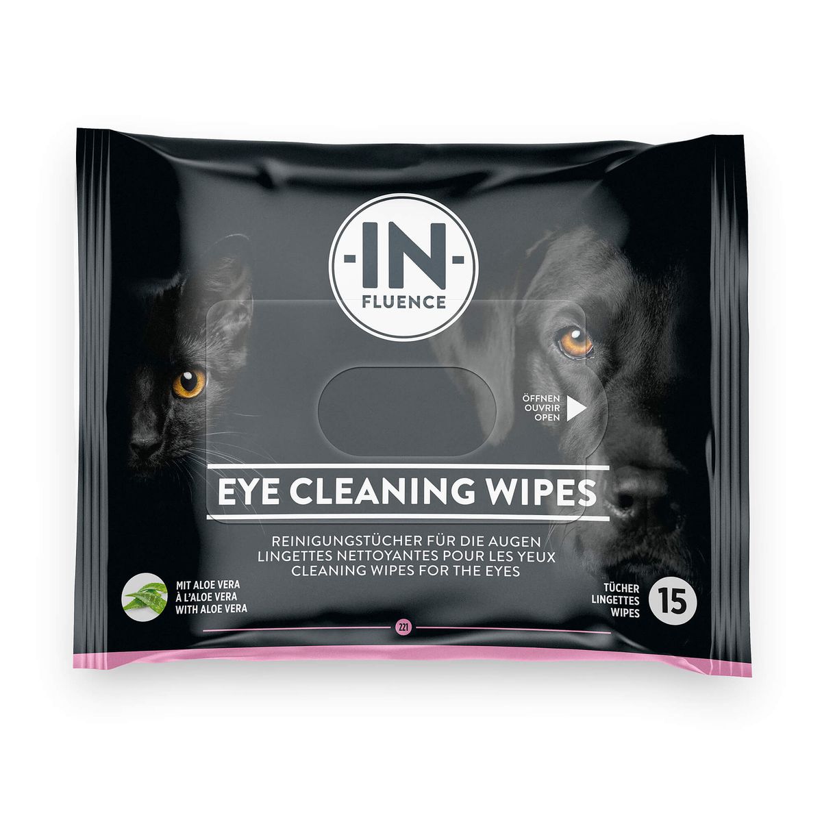 IN-FLUENCE Lingettes Eye Cleaning Wipes 40 pces