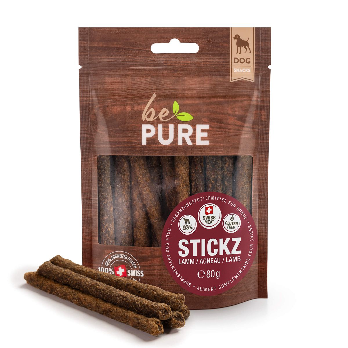 BEPURE Stickz Agneau 80g
