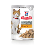 HILL'S Science Plan Young Adult Sterilised au Poulet pour chat 85g