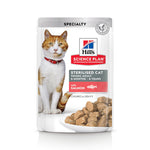 HILL'S Science Plan Young Adult Sterilised au Saumon pour chat 85g