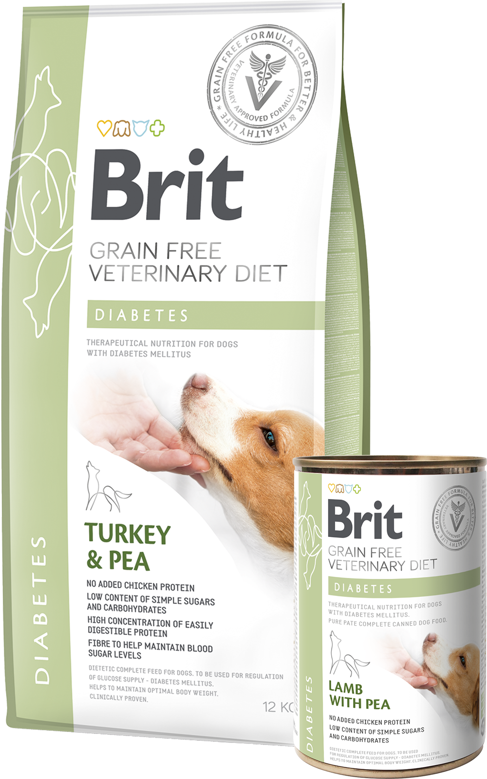 Brit Veterinary Diet Dog Diabetes 400g