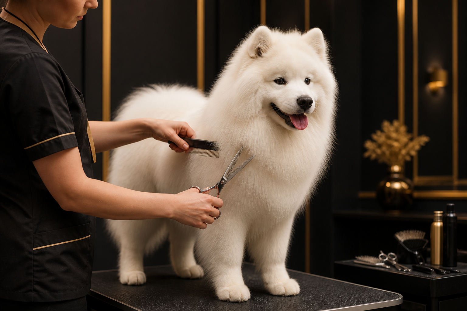Toilettage et coupe d’un chien chez Doggy Wash