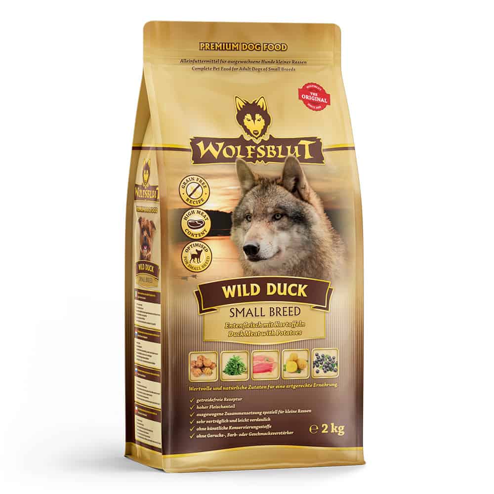 WOLFSBLUT Wild Duck Small Breed - Canard avec Pomme de Terre
